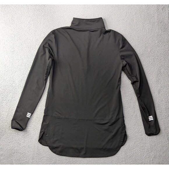 Veil Spark Zip Pullover Womens Medium Tunic Black Active Top PerformanKance Long - Picture 2 of 11